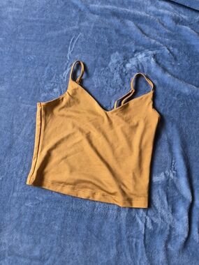Dynamite Mustard V-Neck Cami